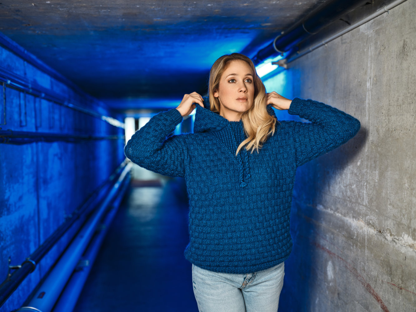 Kaputzenpulli mit Strukturmuster | Anleitungsheft | Wolle Merino Super Kid  | Stricken | Pro Lana Kaputzenpulli mit Strukturmuster | Anleitungsheft | Wolle Merino Super Kid  | Stricken | Pro Lana