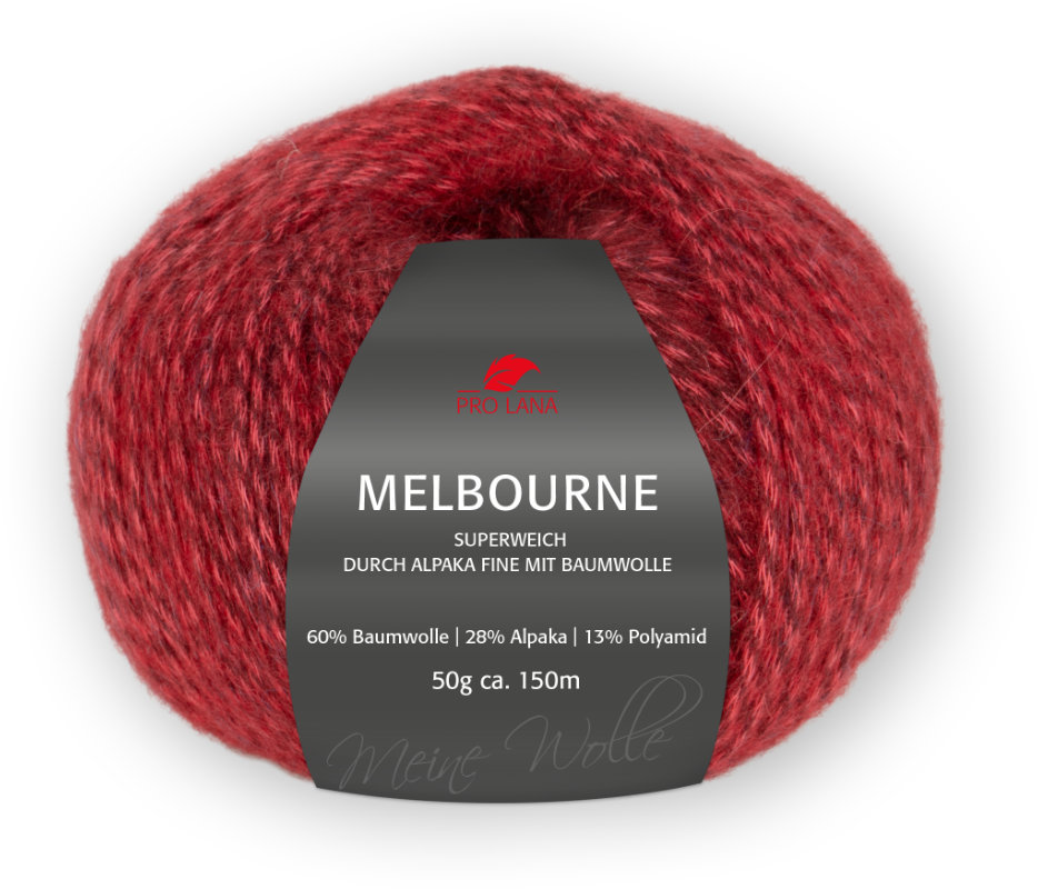 Melbourne von Pro Lana 0282 - rot