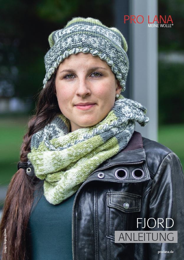 Fjord Mütze, Loop & Armstulpen | Einzelanleitung | Wolle Fjord  | Stricken | Regina Bühler