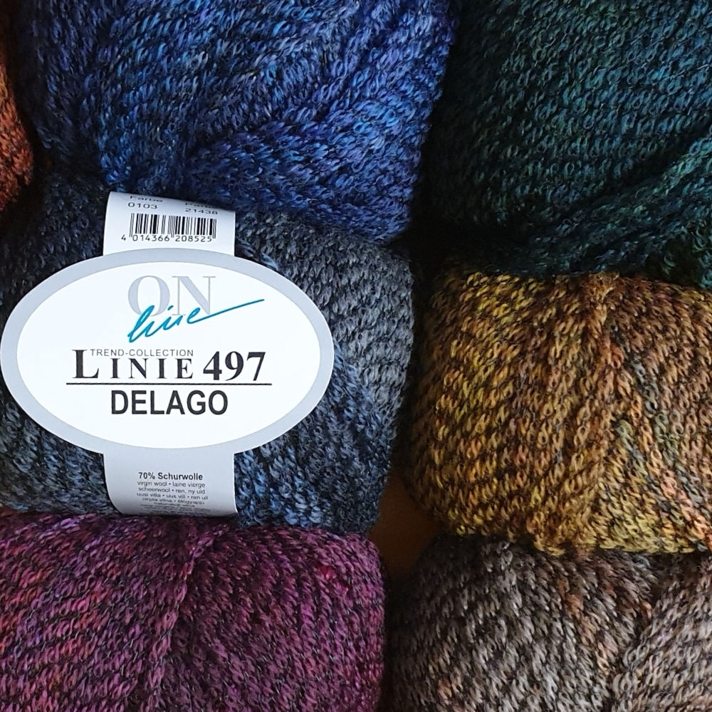 Delago Linie 497 von ONline 0104 - lila / tinte mouline