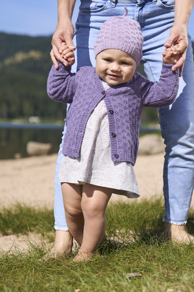 Mütze mit Strukturmuster | Anleitungsheft | Wolle Baby Cotton  | Stricken | Pro Lana