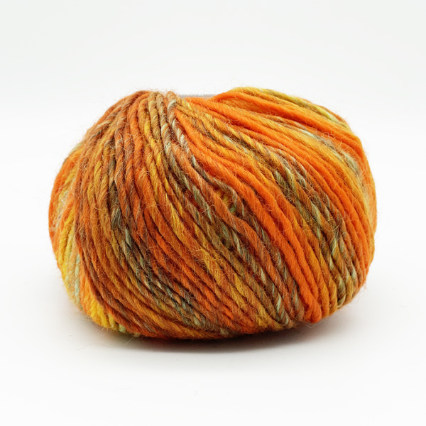 0090 - Feuerrot-Grün-Gelb meliert | 5,95 €