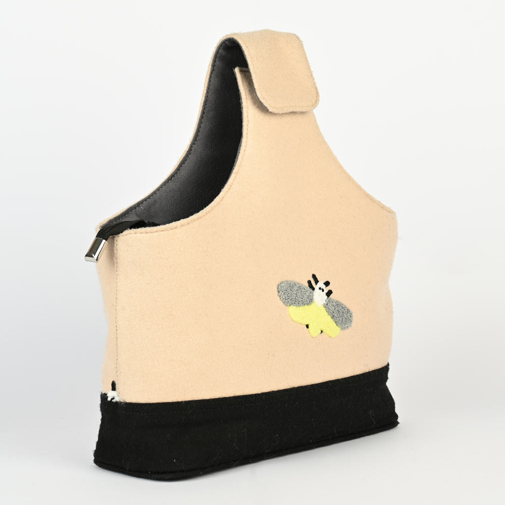 Handgelenktasche Bumblebee Collection (Embroidered Felt)