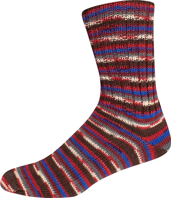Supersocke Christmas Color 4-fach von ONline 3007 Supersocke Christmas Color 4-fach von ONline 3007