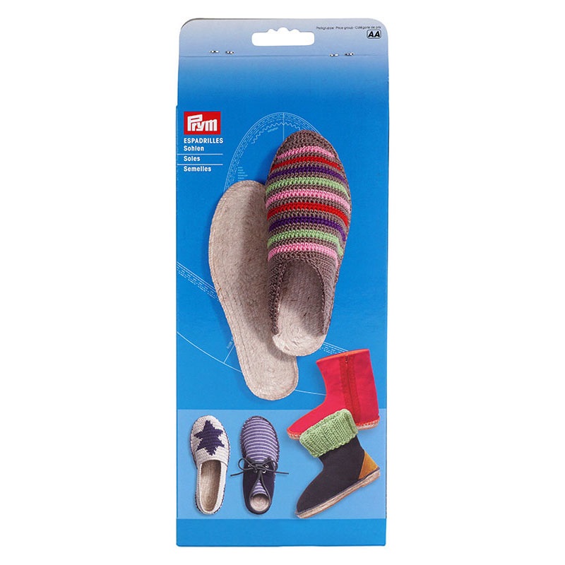 Espadrilles Sohlen *altes Design* von Prym 45