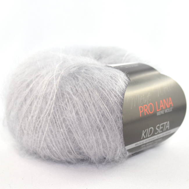 Kid-Seta von Pro Lana 0090 - silber