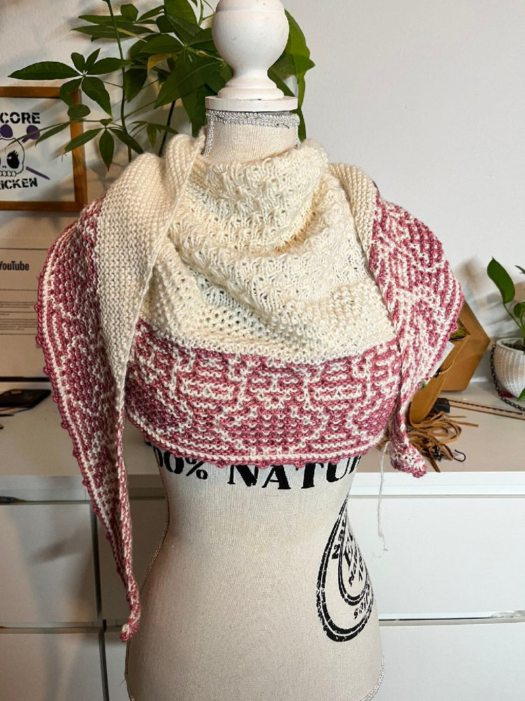 Halbrundtuch Softie | Anleitung | Wolle Timona Linie 110  | Stricken | Sylvie Rasch