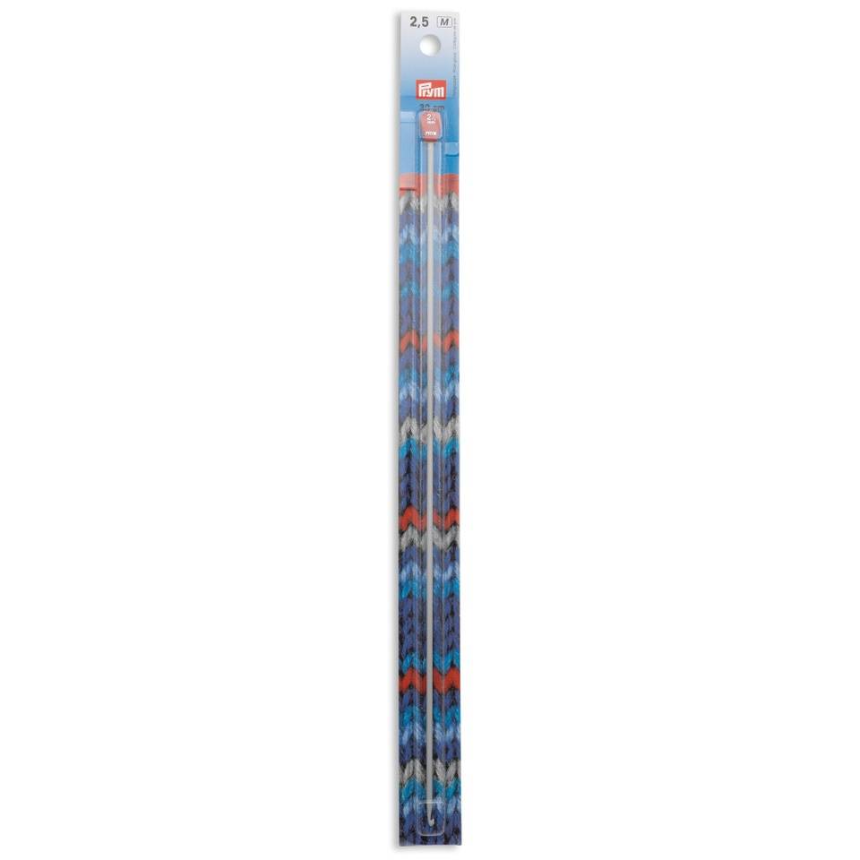 Tunesische Häkelnadel, 30cm, grau von Prym