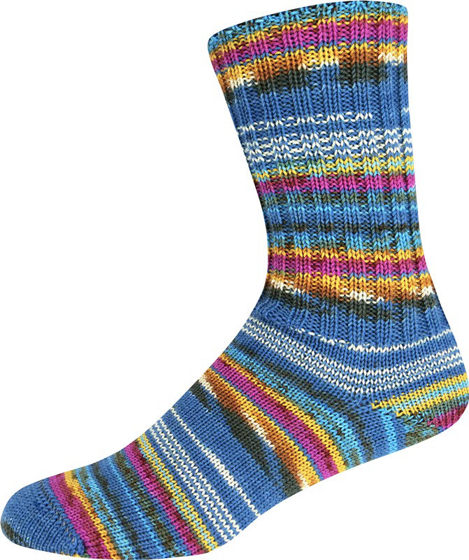 Supersocke Merino Extrafein Sort. 366 Color 4-fach von ONline 3034 Supersocke Merino Extrafein Sort. 366 Color 4-fach von ONline 3034
