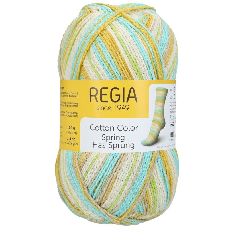 Regia Cotton 4-fach Color 100 g von Regia Spring has sprung 2471 spring fever Regia Cotton 4-fach Color 100 g von Regia Spring has sprung 2471 spring fever