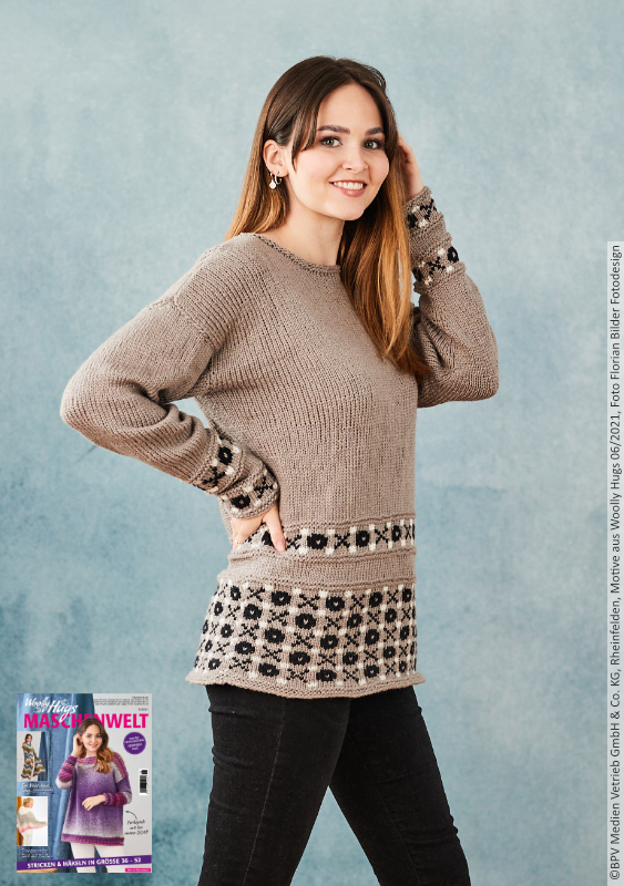 Pullover Great Earth | Anleitungsheft | Wolle Cashmere+  | Stricken | Woolly Hugs