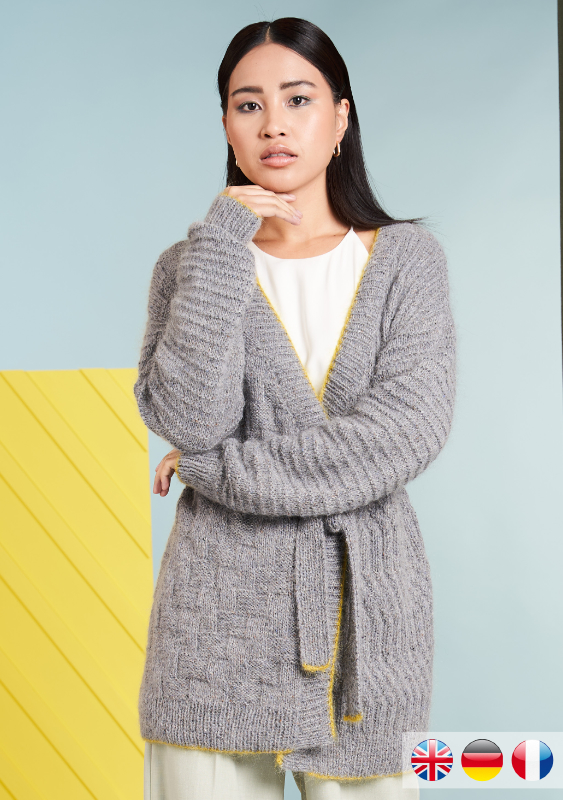 Strickjacke Composite | Einzelanleitung | Stricken | Georgia Farrell