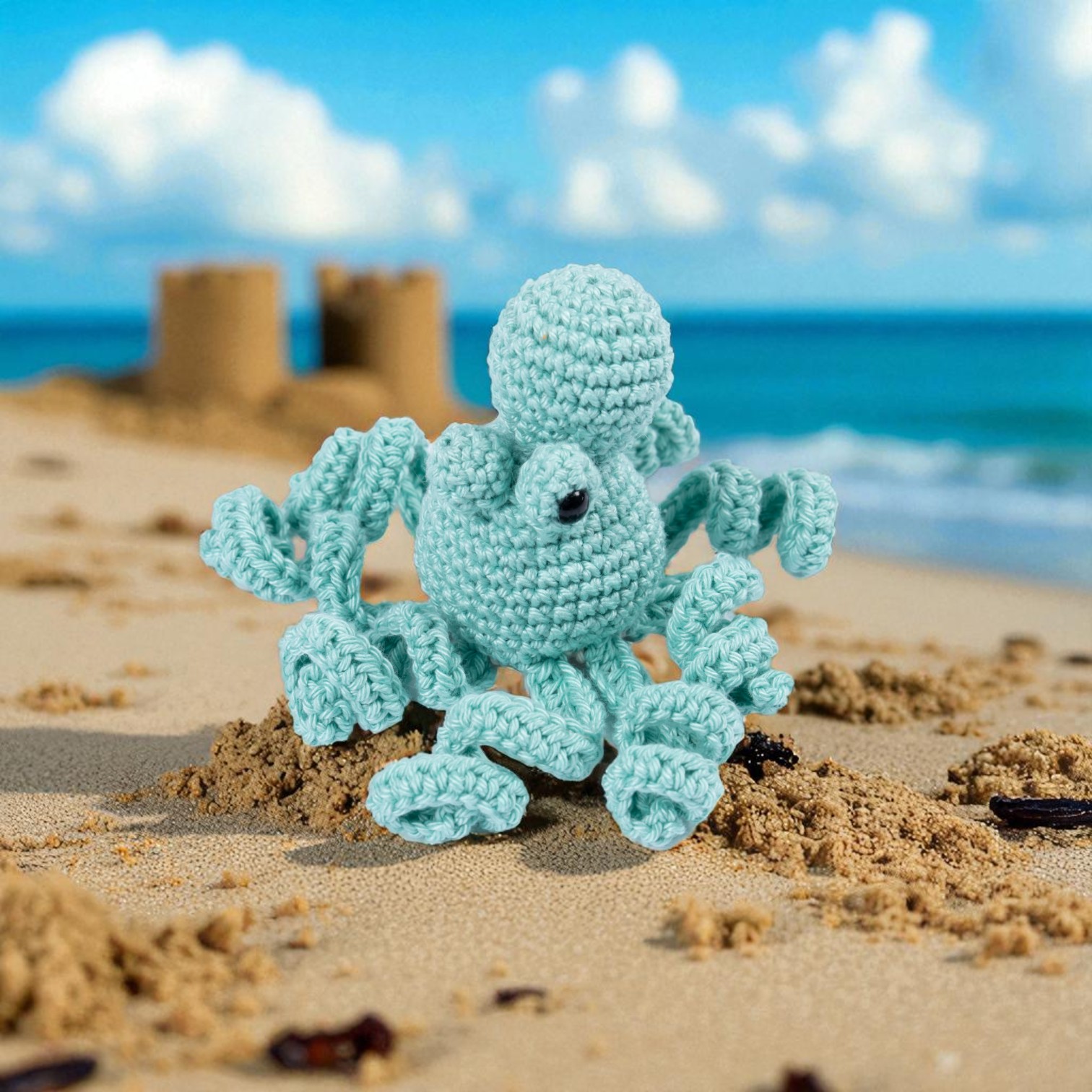 Oktopus Puki - MyGurumi  | Wollpaket mit Basic Cotton 0061 - lagune | Häkeln | @magicloopscrochet Cansu Deniz-Öztürk Oktopus Puki - MyGurumi  | Wollpaket mit Basic Cotton 0061 - lagune | Häkeln | @magicloopscrochet Cansu Deniz-Öztürk