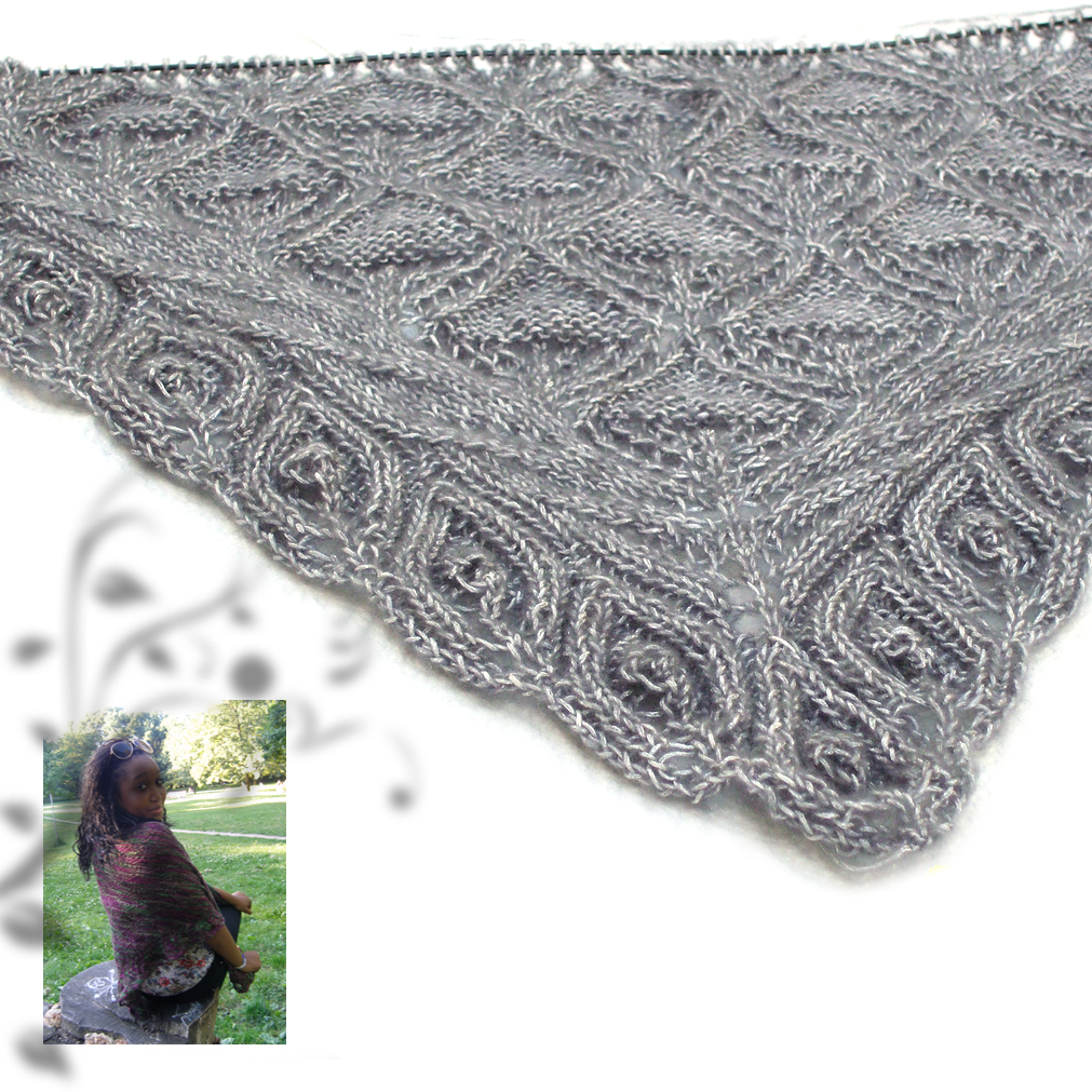 Dreiecktuch Dornröschen ehemals Autumnfield | Anleitung als PDF | Stricken | Sylvie Rasch