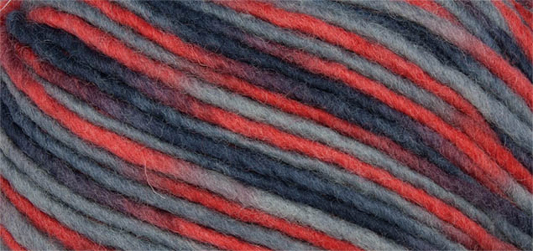 Filz Wolle Color Linie 231 von ONline 0118 - schwarz/grau/rot