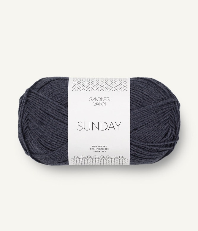 Sunday von Sandnes Garn 6581 - dark grey blue