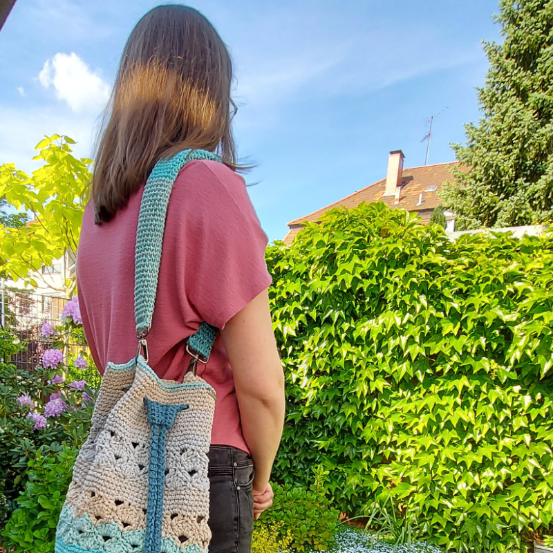 Beutel Sporty | Einzelanleitung | Wolle Rope Plait  | Häkeln | Annemarie