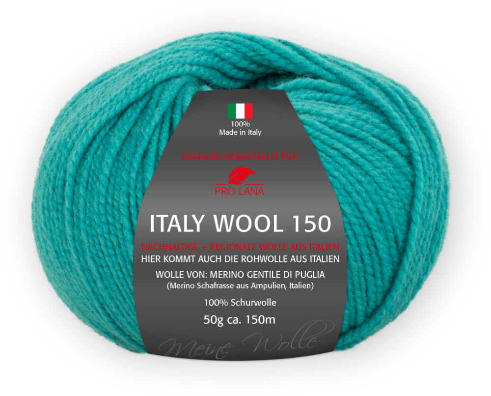 Italy Wool 150 von Pro Lana 0163 - türkis