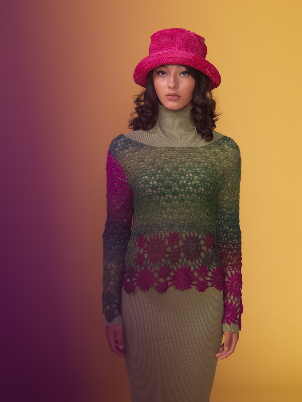Pullover "Jasmin" | Wollpaket mit Lace Ball 100 | Häkeln
