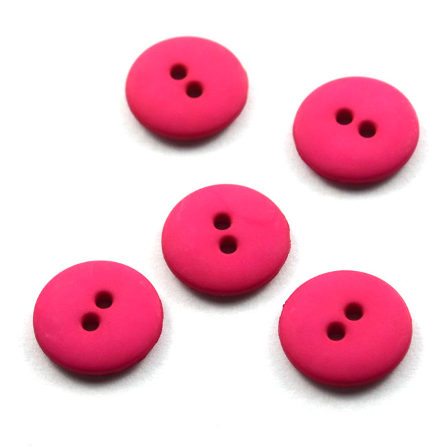 Modeknopf schlicht / matt 18 mm pink von Dill 603-190883
