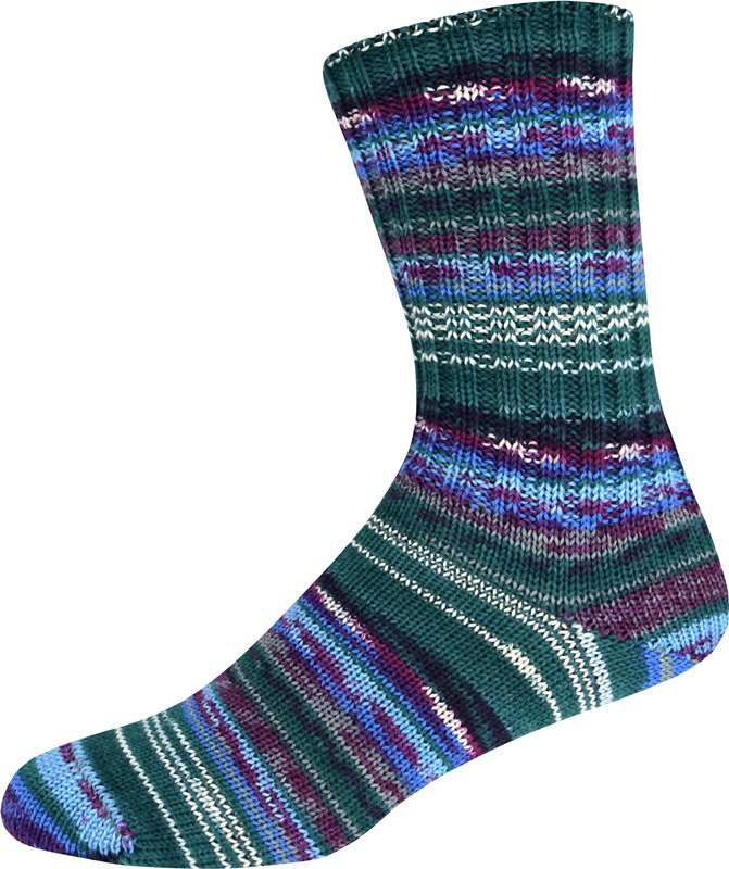 Supersocke Merino Extrafein Sort. 366 Color 4-fach von ONline 3037 Supersocke Merino Extrafein Sort. 366 Color 4-fach von ONline 3037