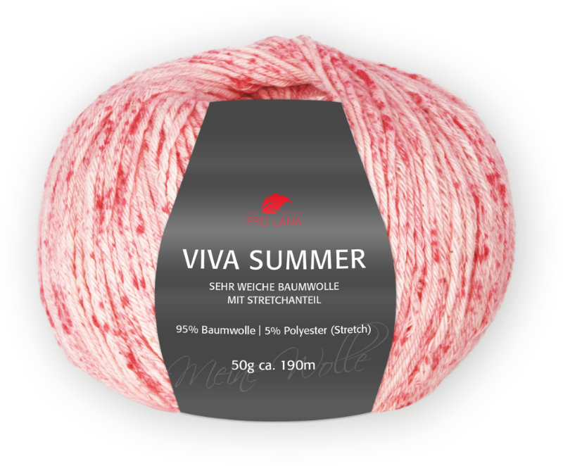 Viva Summer von Pro Lana 0086 - rot meliert