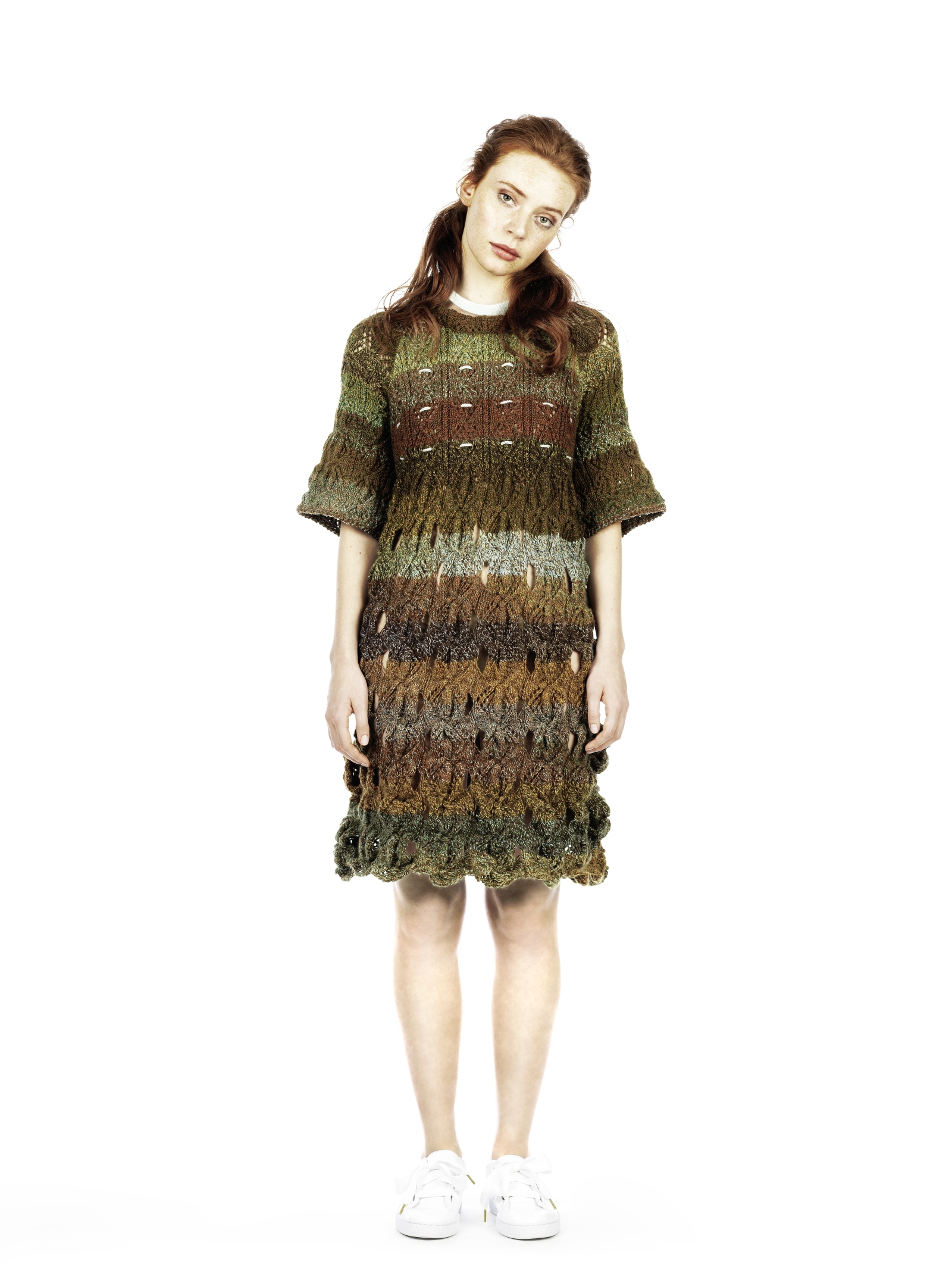 Kleid "Crease Dress" | Anleitung aus Heft | Stricken | Unjung Yun