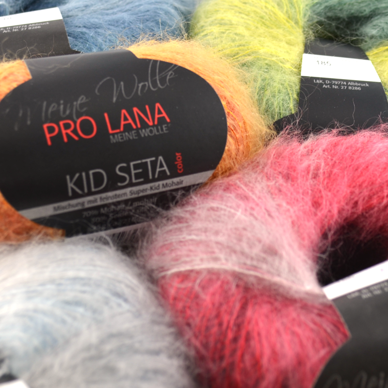 Kid-Seta Color von Pro Lana 0186 - rot / grau / schwarz