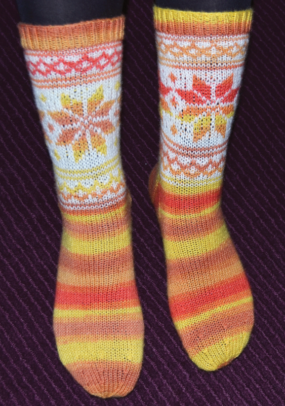 Socken Norway | Einzelanleitung | Wolle Street Design-Color Linie 12  | Stricken | Claudine