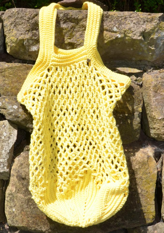 Häkelnetz Sonne | Einzelanleitung | Wolle Joker 8 uni Topflappengarn  | Häkeln | Annemarie