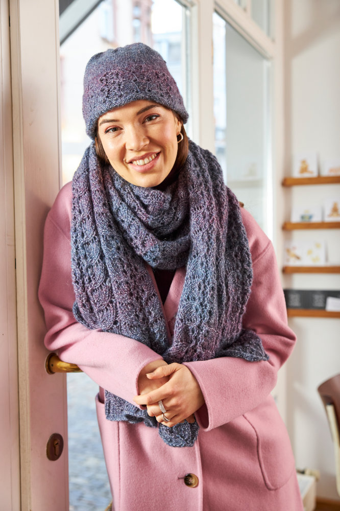 Mütze mit Fantasiemusterblende | Anleitungsheft | Wolle Melbourne  | Stricken | Pro Lana, Christophorus Verlag
