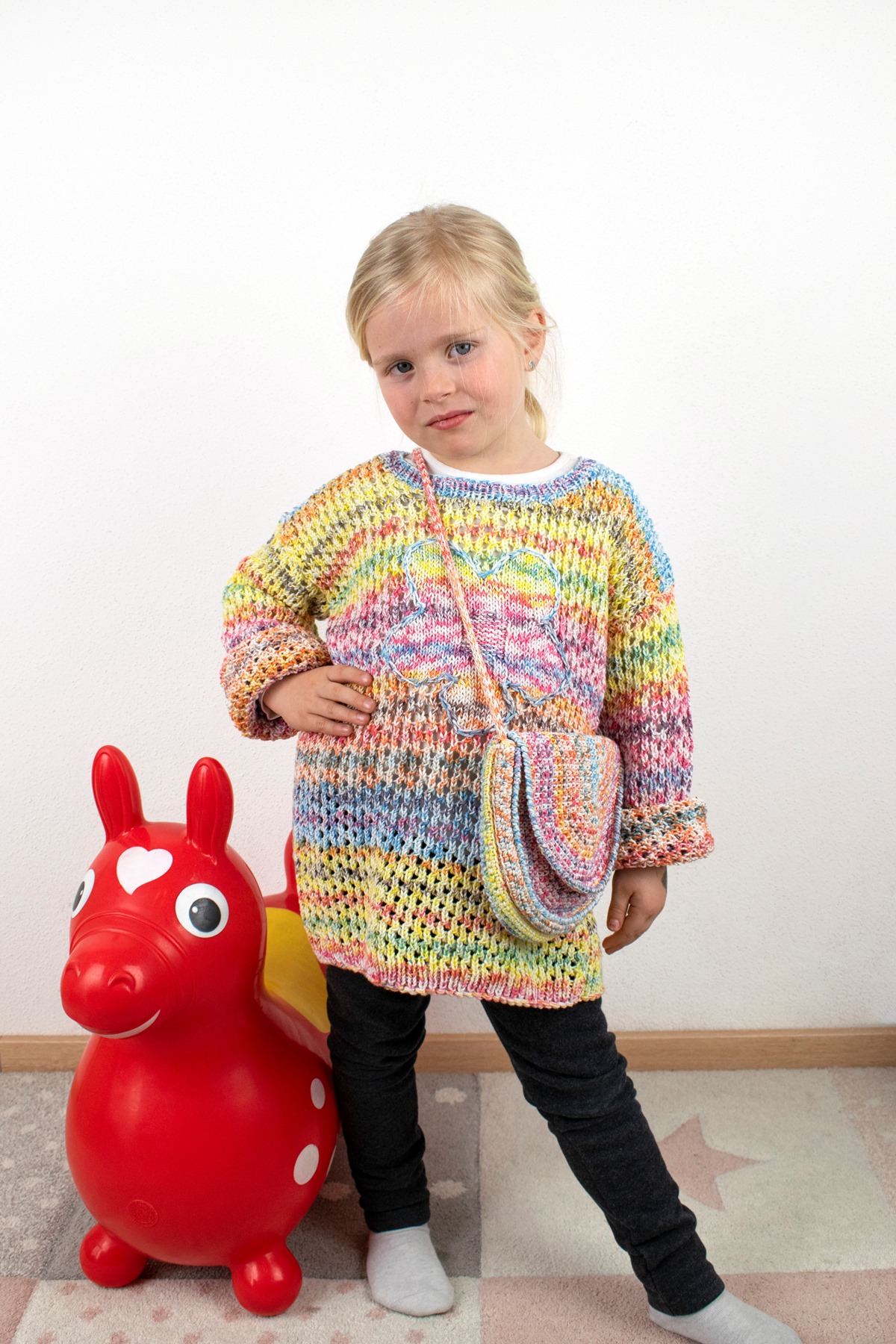 Häkeltasche ( ohne Pullover ) | Anleitungsheft | Wolle Orata Design Color Linie 514  | Häkeln | ONline