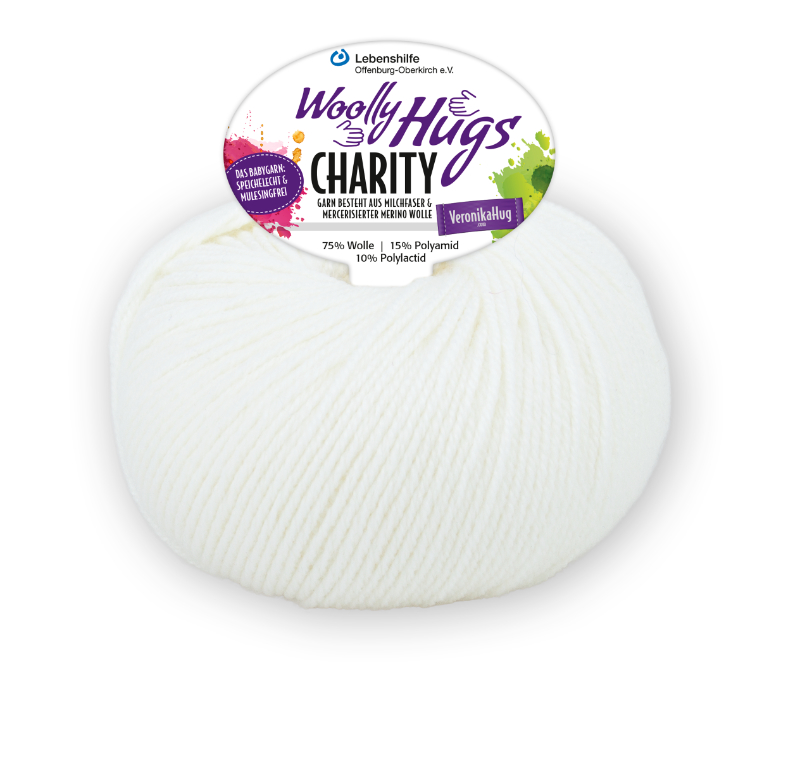 Charity von Woolly Hugs 0001 - weiß