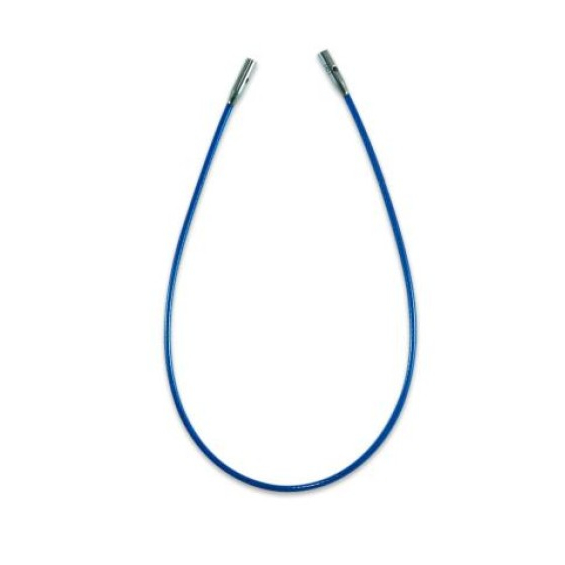 Seil für Nadelspitzen TWIST X-Flex Blue von chiaogoo Small 20 cm für 40cm/16'' Rundstricknadel 