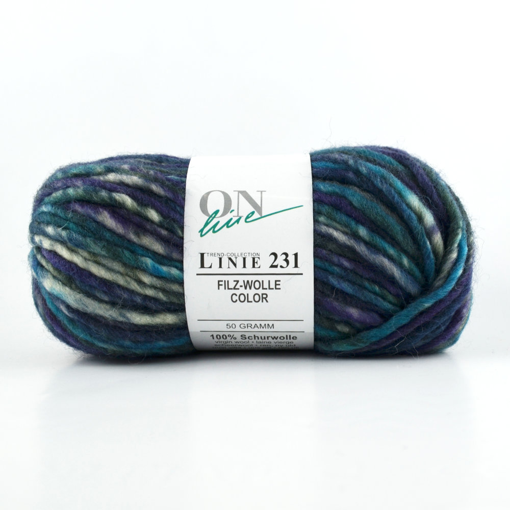 Filz Wolle Color Linie 231 von ONline