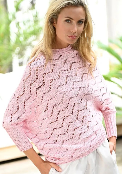 Asymmetrischer Ajoupullover | Wollpaket mit Macado Linie 476 | Stricken