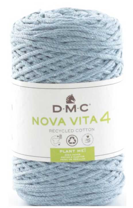 Nova Vita 4 Häkel- Makramee und Strickgarn von DMC 0007 - jeansblau hell