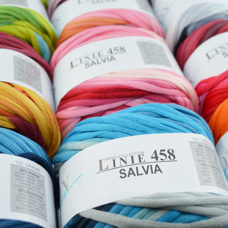 Salvia Linie 458 *Aktion* (5 Knäuel Mindestabnahme) von ONline 0107 - gelb/orange/bordeaux