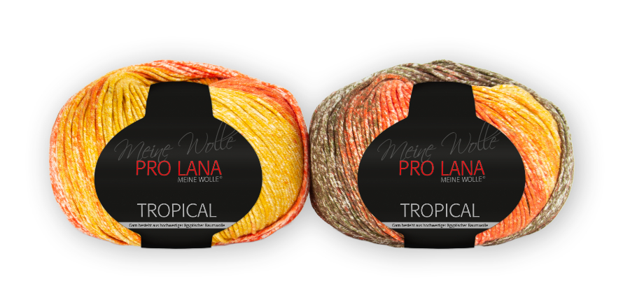 Tropical Color von Pro Lana 0082 - gelb grün (passend zu UNI 0028)