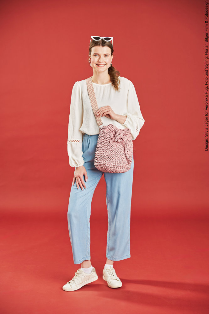 Tasche Elli | Anleitungsheft | Wolle Leder Look  | Stricken | Veronika Hug, Woolly Hugs, Christophorus Verlag