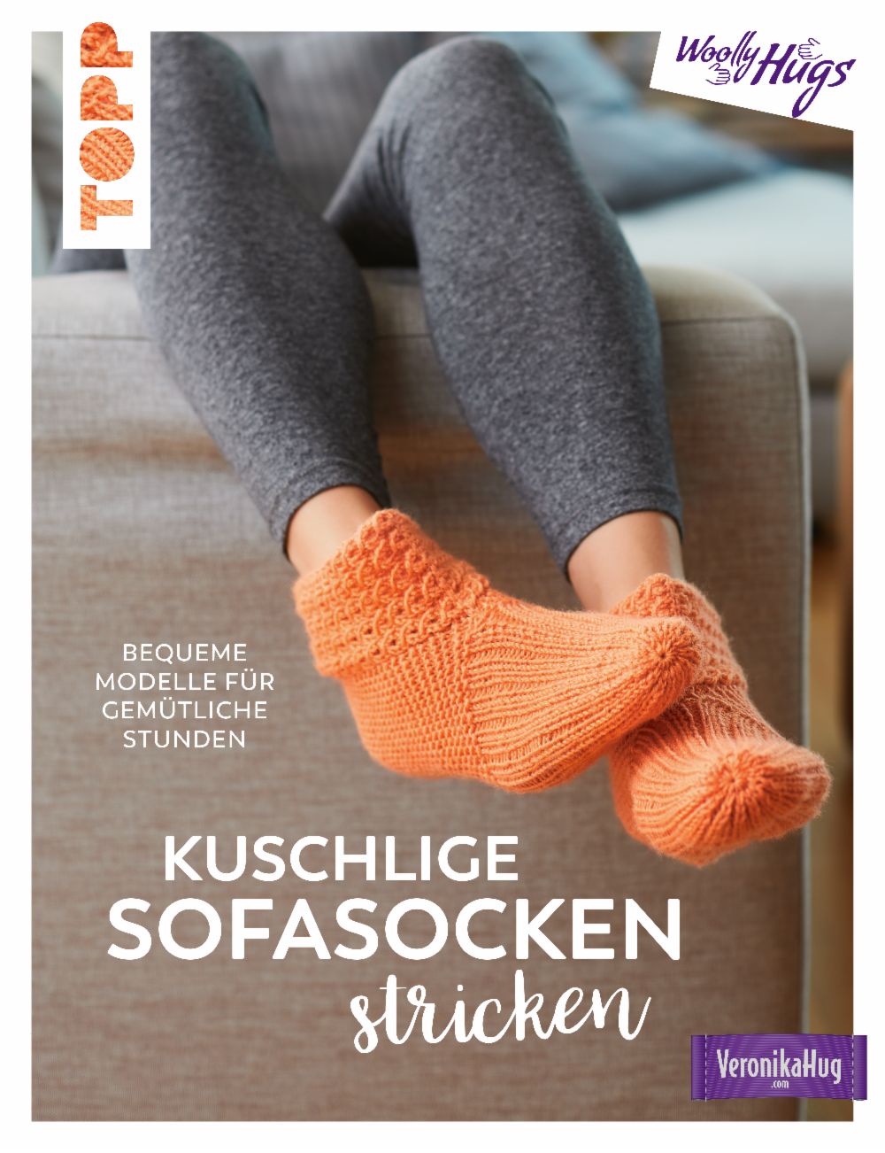 Kuschelige Sofasocken stricken mit Woolly Hugs