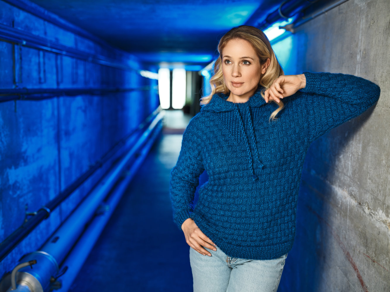 Kaputzenpulli mit Strukturmuster  | Wollpaket mit Merino Super Kid  | Stricken | Pro Lana Kaputzenpulli mit Strukturmuster  | Wollpaket mit Merino Super Kid  | Stricken | Pro Lana