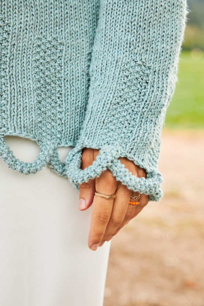 Jacke mit Perlmuster-Strickschnüren | Anleitungsheft | Wolle Chello  | Stricken | Regina Bühler, Pro Lana