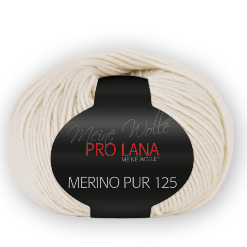 Merino Pur 125 von Pro Lana 0002 - naturweiß