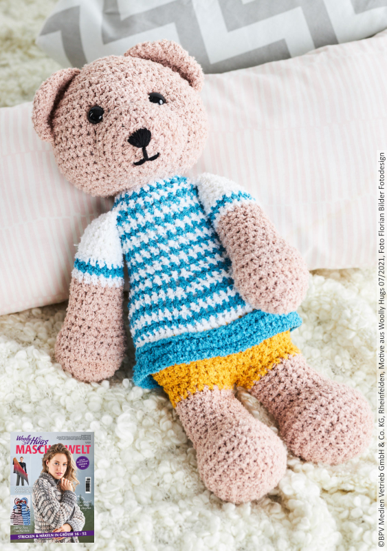 Klara | Anleitungsheft | Wolle Frottee XL  | Häkeln | Woolly Hugs