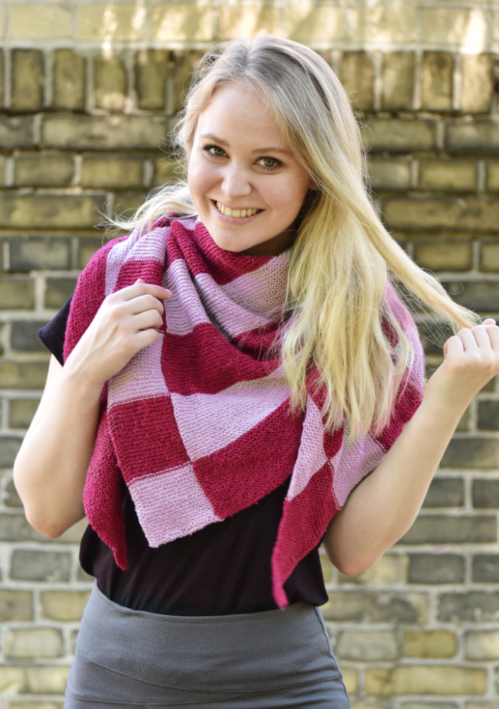 Tuch Linedancer | Einzelanleitung | Wolle Silky  | Stricken | Sylvie Rasch