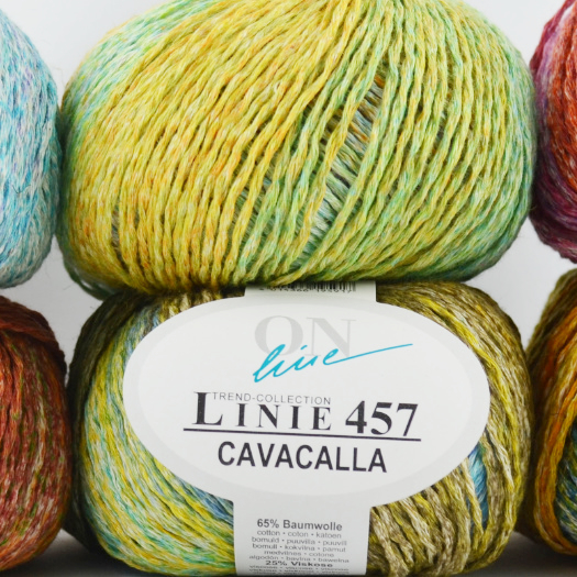 Cavacalla Linie 457 von ONline 0104 - gelb grün blau beige