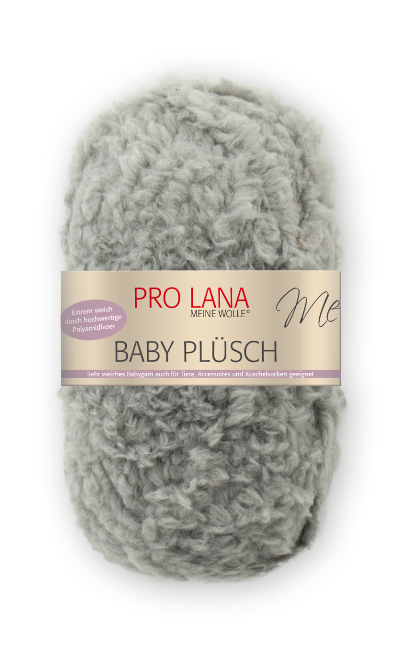 Baby Plüsch von Pro Lana 0092 - grau
