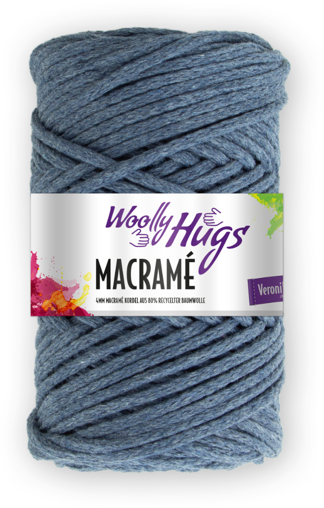 Macramé von Woolly Hugs 0058 - jeans