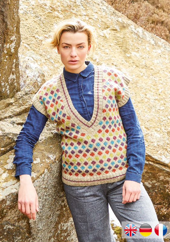 Pullunder Bertha | Einzelanleitung | Stricken | Lisa Richardson